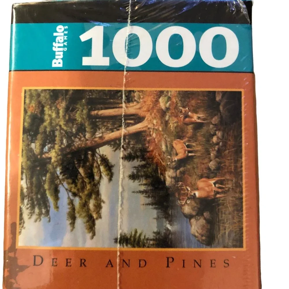 Hautman Brothers Collection Puzzle 1000 Pieces NEW Sealed Deer and Pines